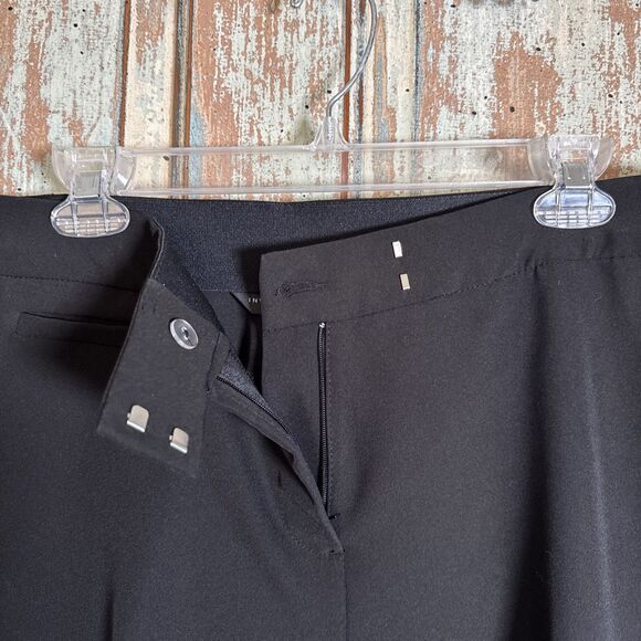Investments Pants Women's 12S Black Stretch Pockets Straight Office Career Work - Picture 3 of 6
